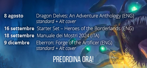 Le prossime uscite di Dungeons & Dragons